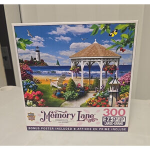 MasterPieces Memory‎ Lane Oceanside View 300 Piece Jigsaw Puzzle 24"x18" #32079